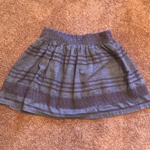 American Eagle Boho Chambray skirt